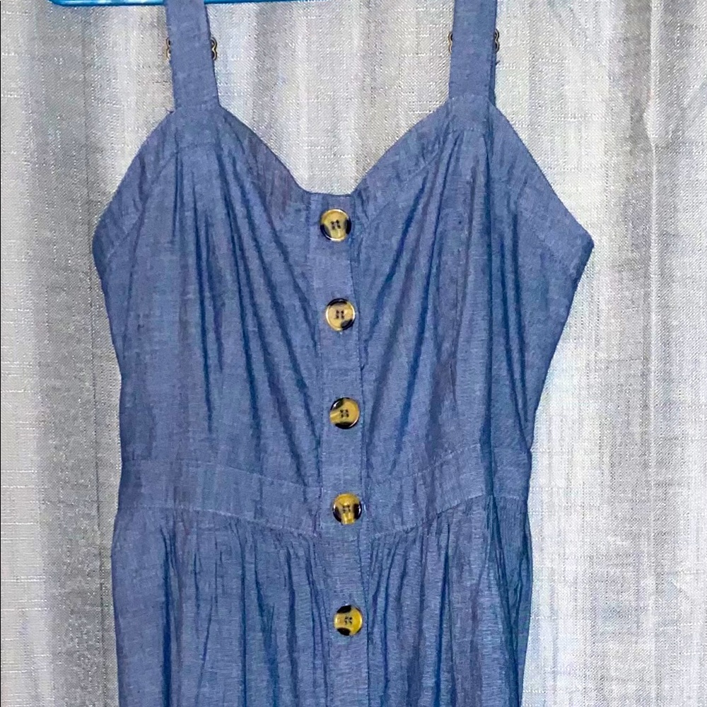 Blue Denim Button down dress